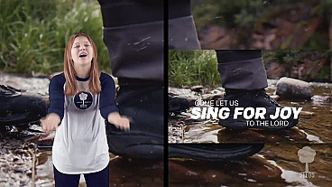 Sing For Joy With Hand Motions (Psalm 95:1-4)