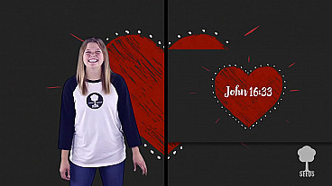 Take Heart With Hand Motions (John 16:33)