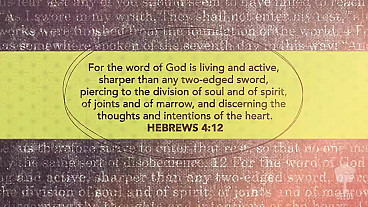 The Word Of God (Hebrews 4:12)
