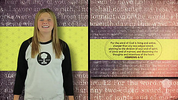 The Word Of God With Hand Motions (Hebrews 4:12)