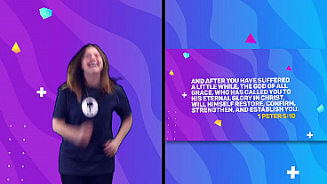 A Little While With Hand Motions (1 Peter 5:10)