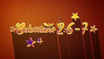 Walk in Him (Colossians 2:6-7)