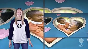 Put On Love With Hand Motions (Colossians 3:12 & 14a)