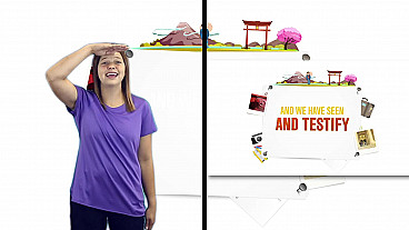 Savior With Hand Motion (1 John 4:14 ESV)