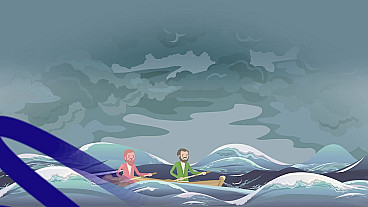 Peter Sinks on the Water