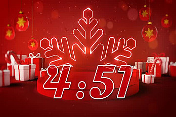 Red Presents Christmas Countdown