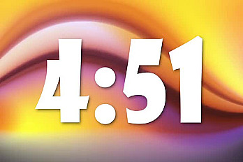 Retro Color Wave Countdown