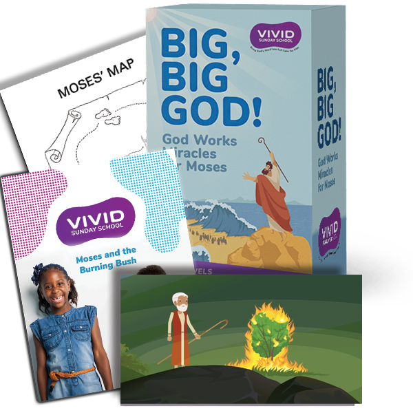 Moses and the burning bush